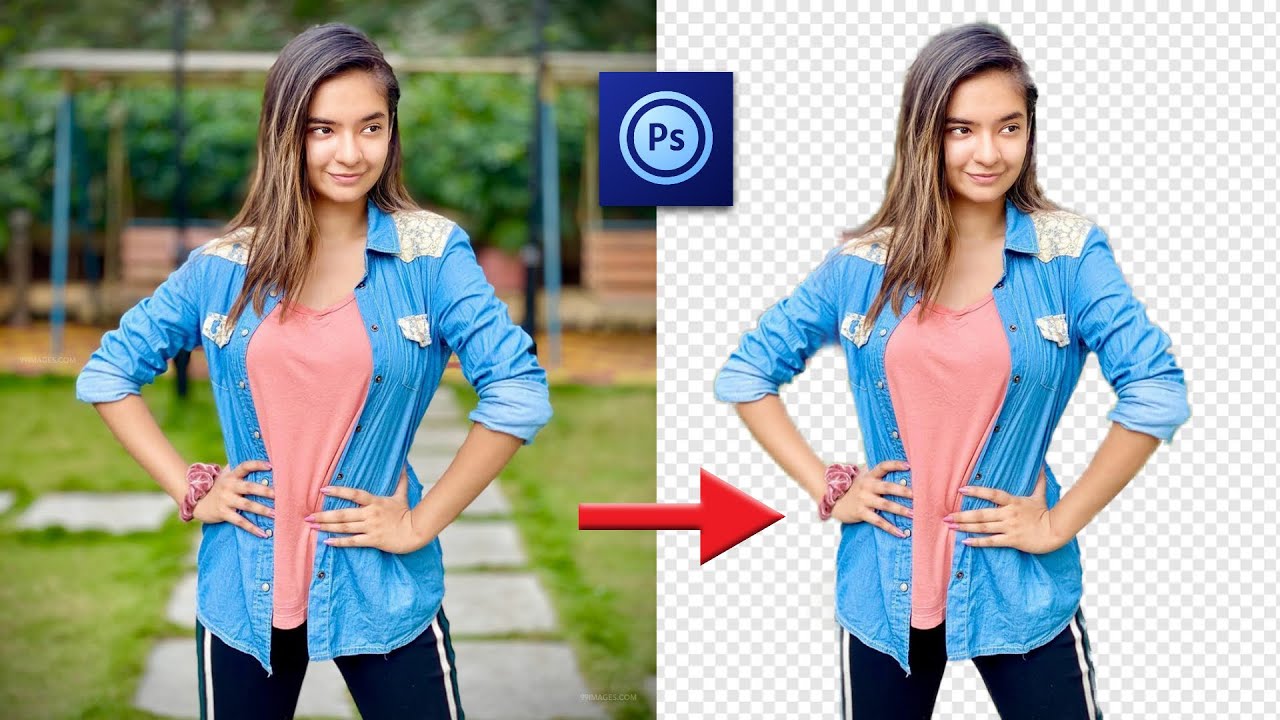 How to remove background in Mobile Adobe Photoshop / background Eraser