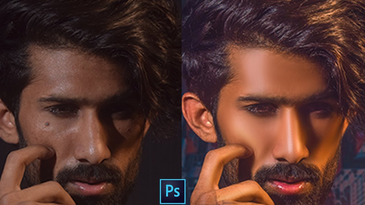 INDOOR EDITING Photoshop cc tutorial.How to make shinny and dark face in photoshop dil studio | 2020