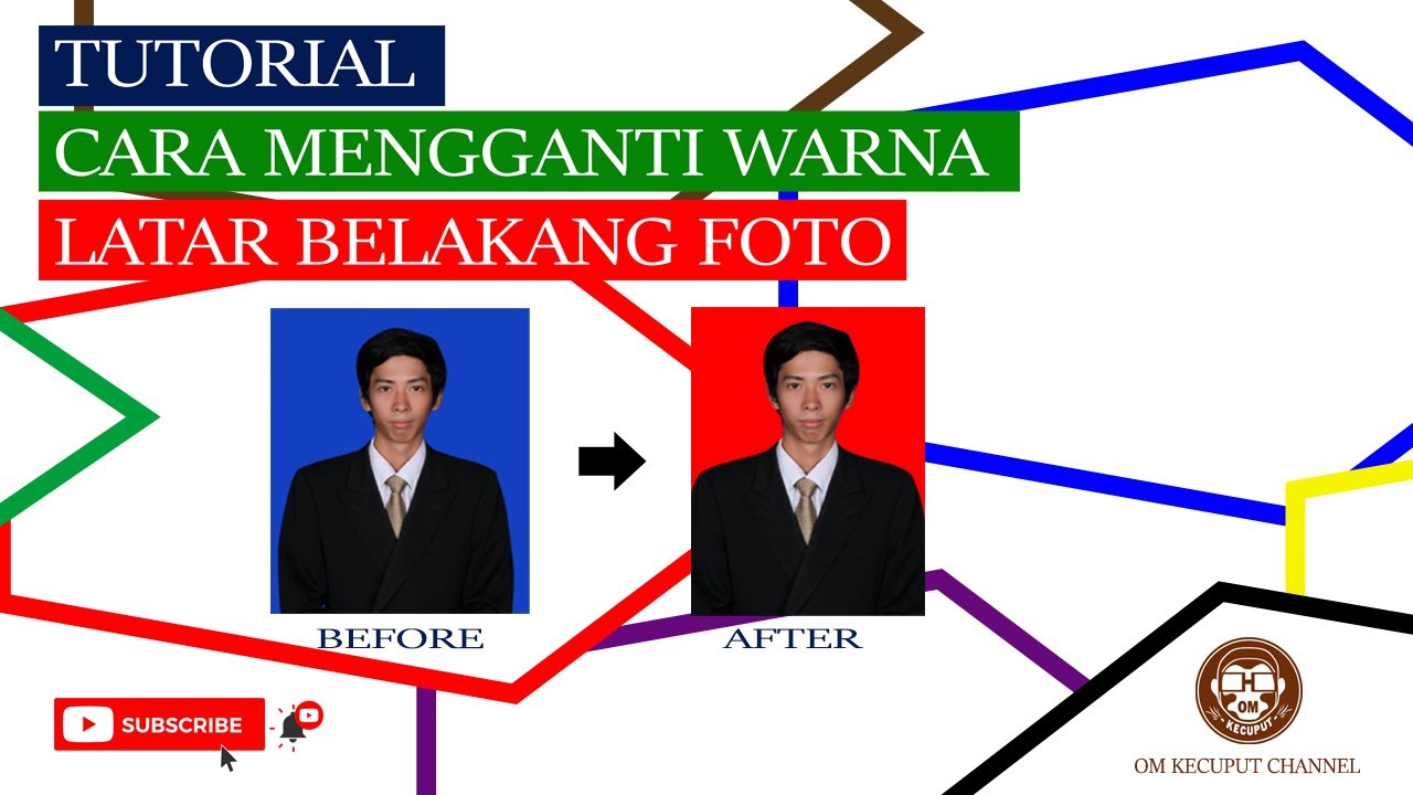 #1 TUTORIAL CARA MENGGANTI WARNA LATAR BELAKANG FOTO DI PHOTOSHOP (PEMULA)