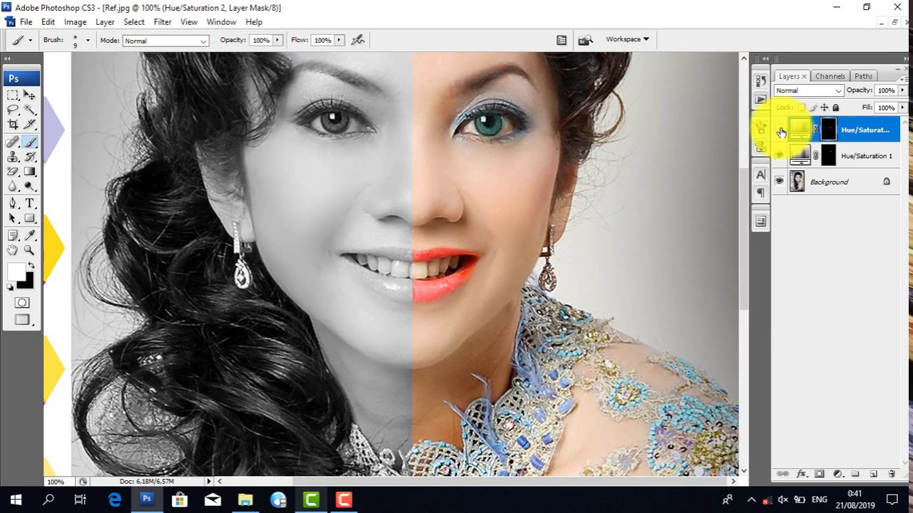Tutorial Adobe  Photoshop Merubah Warna Object Photo