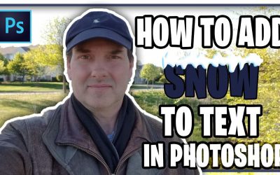 How To Add Snow To Text In Photoshop | Adobe Photoshop CC Tutorial