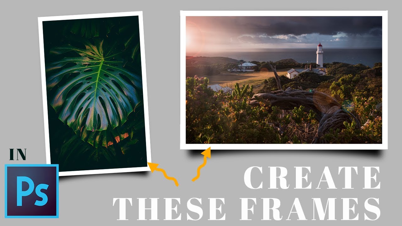 Photoshop Tutorial: Creating a beautiful frame to display your Photography or Designs