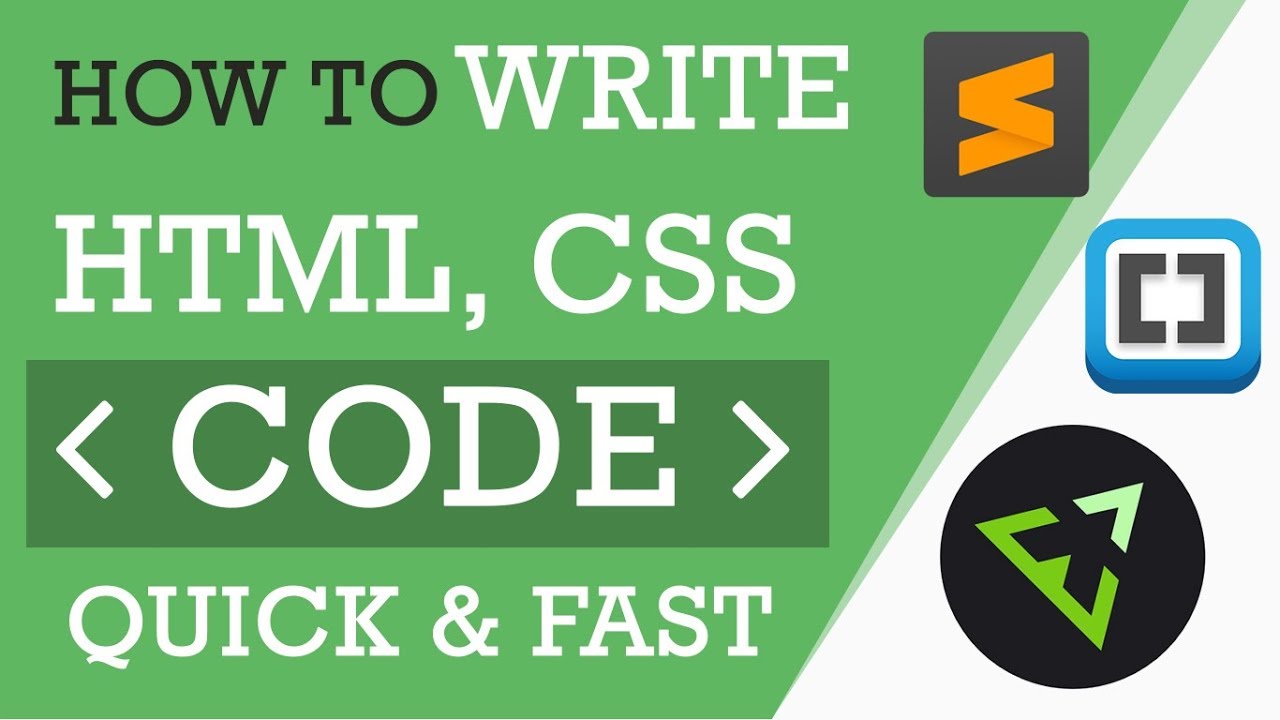 Emmet - Write Html & Css Code Very Easily and Quickly (In Hindi)