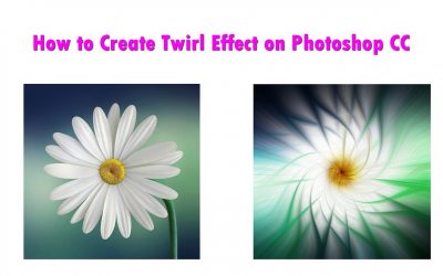 How To Create Artistic Flower Twirl Art Effect On Adobe Photoshop CC Tutorial
