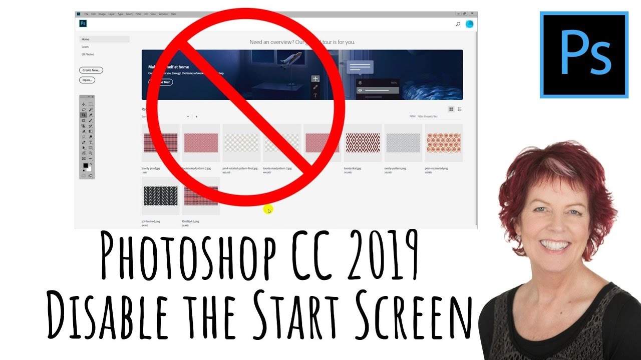 Photoshop CC 2019 - Disable the start screen