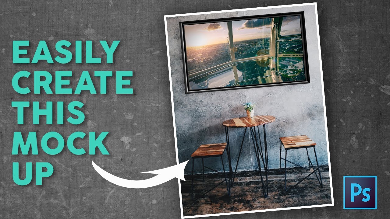 Photoshop Tutorial: How to create a lifestyle Mockup to display your photography