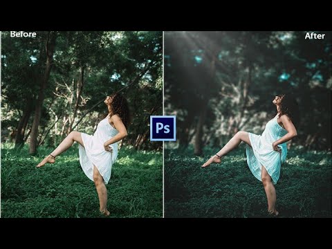 photoshop tutorial | How to edit outdoor Portrait | blur and dramatic look |