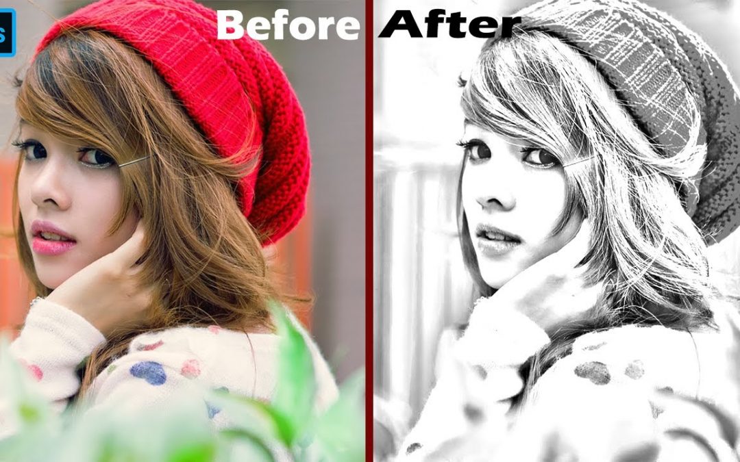photoshop tutorial- How to Transform photos into Gorgeous, Pencil drawing