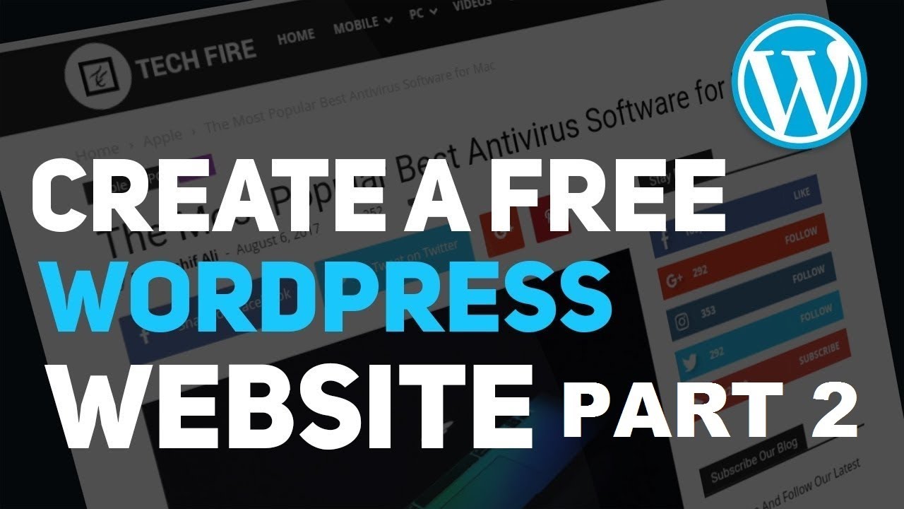 create free wordpress website Tutorial in Hindhi Part 2