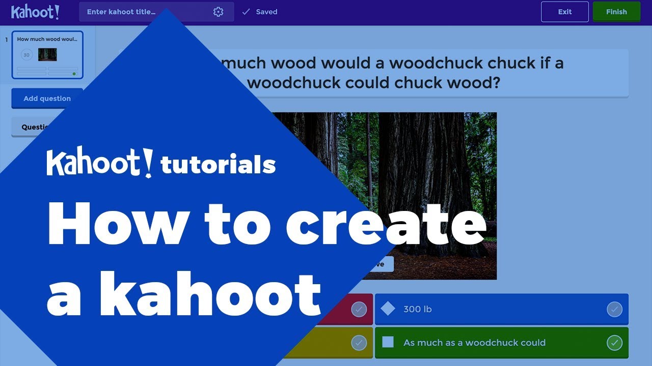 How to create a kahoot - tutorial