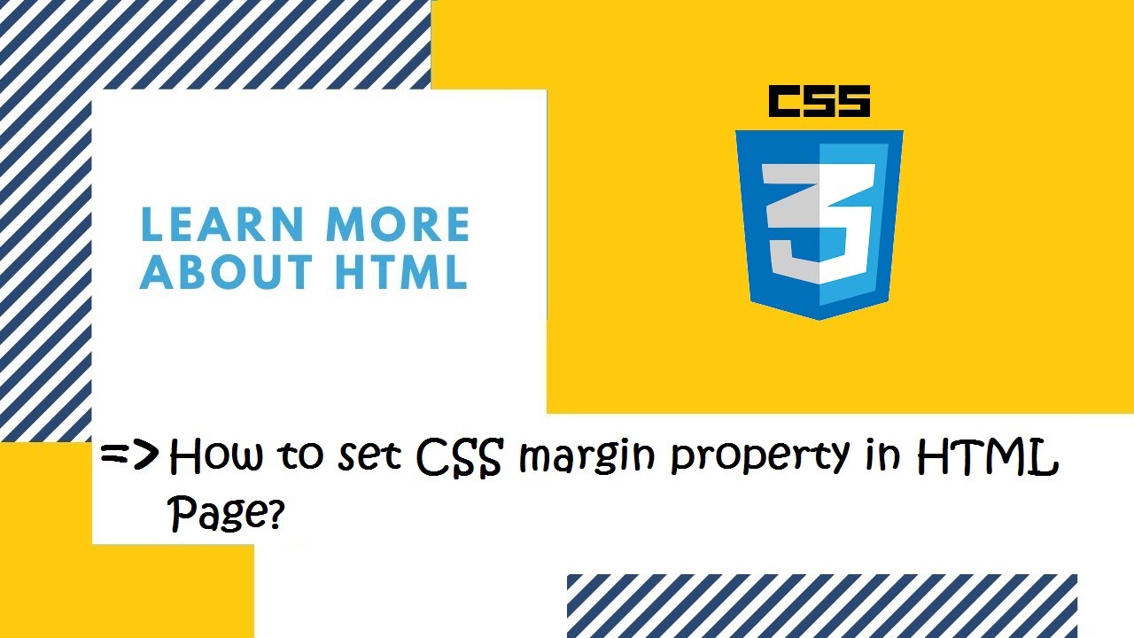 Introduction to CSS | 27. How to set CSS margin property in HTML page? | CSS in Hindi