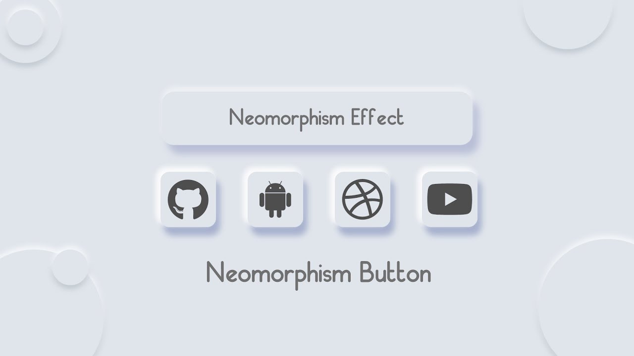 Button With Neumorphism Effect Using HTML CSS |Neumorphism css
