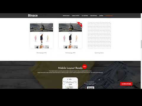 Binace - Fashion Shop WordPress WooCommerce Theme clothes multivendor Build Website