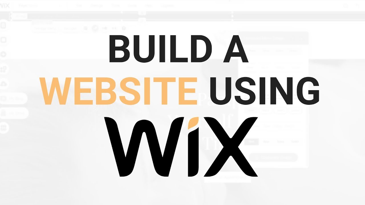Build a Website from Scratch with Wix - Wix Tutorial
