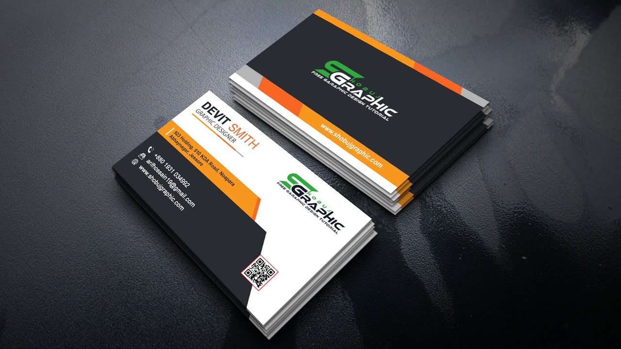 Business Card Design in Photoshop cc Tutorial