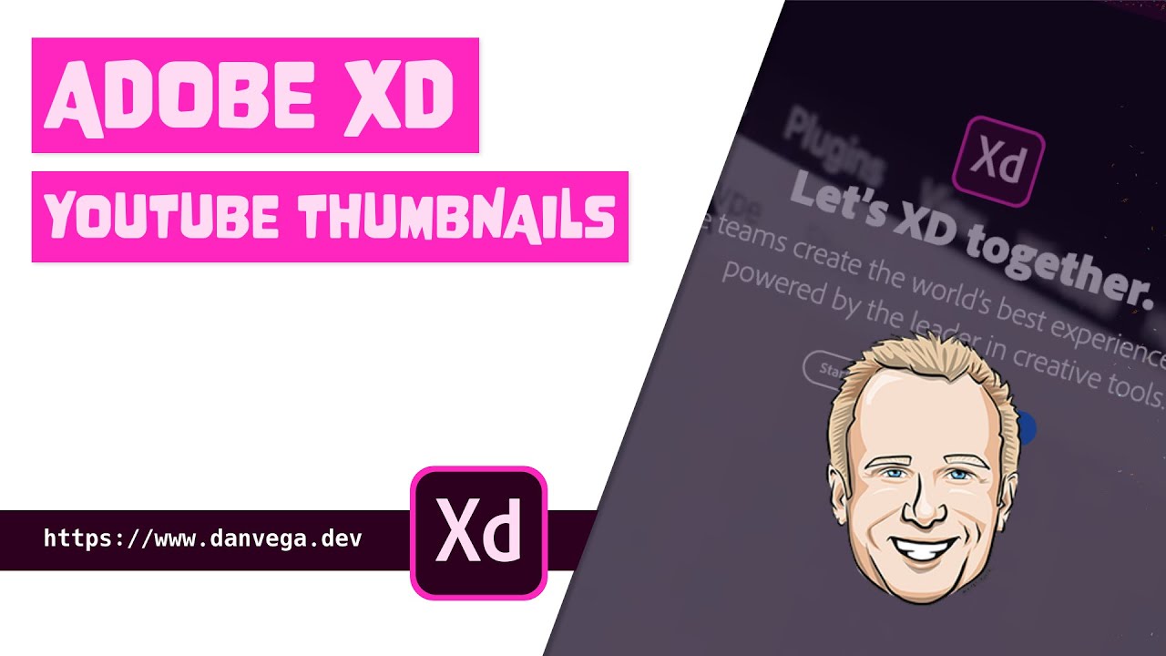 How I use Adobe XD to create all of my YouTube thumbnails in one place