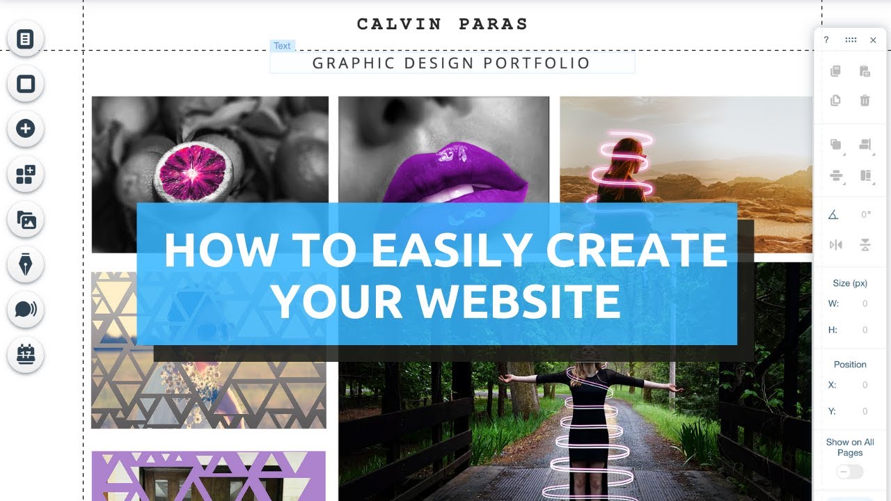 How to easily create your own website