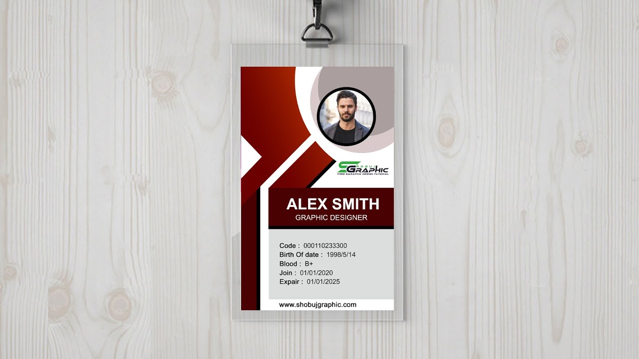 ID Card Design Photoshop Tutorial - Unique Identity Card