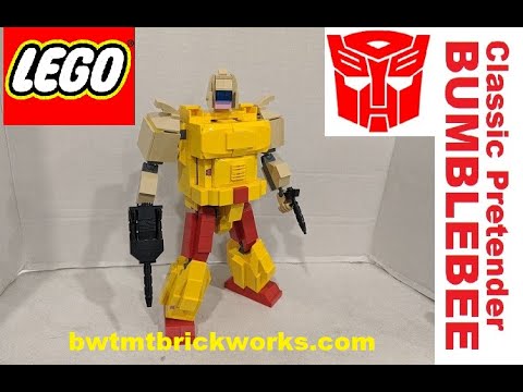 Lego Transformers Classic Pretender Bumblebee by BWTMT Brickworks