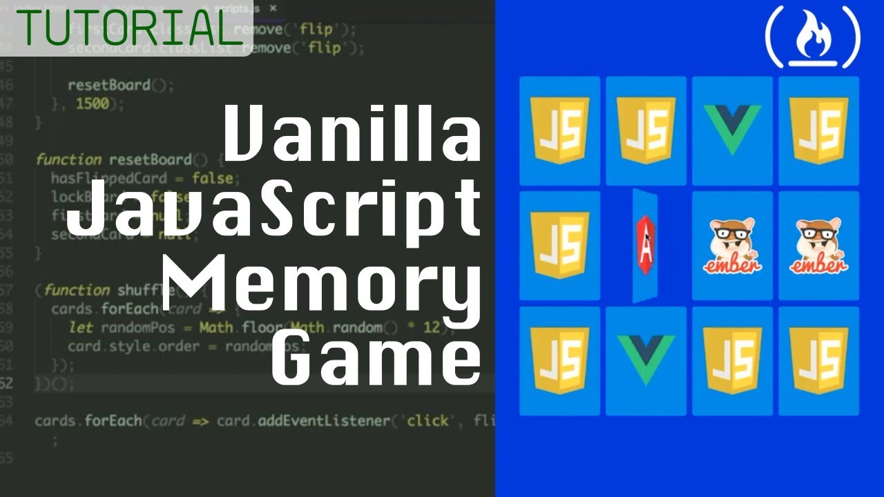 Memory Card Game - JavaScript Tutorial