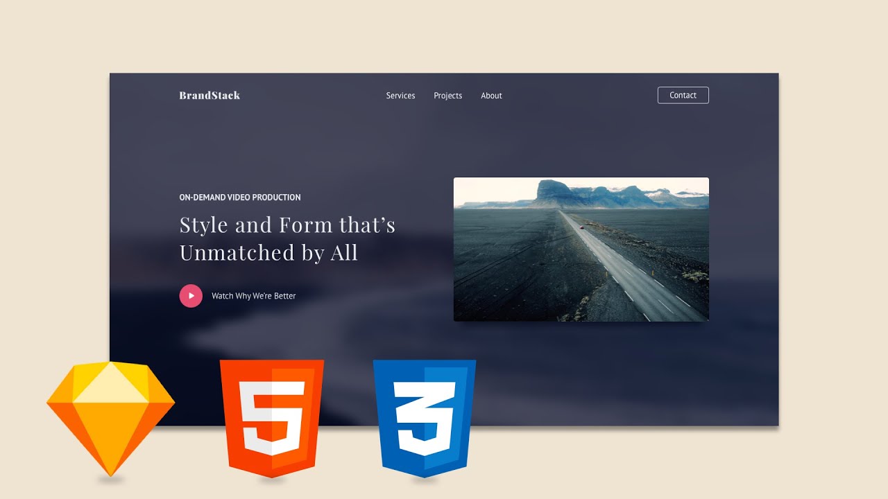 Sketch Tutorial: HTML and CSS Website Design Course