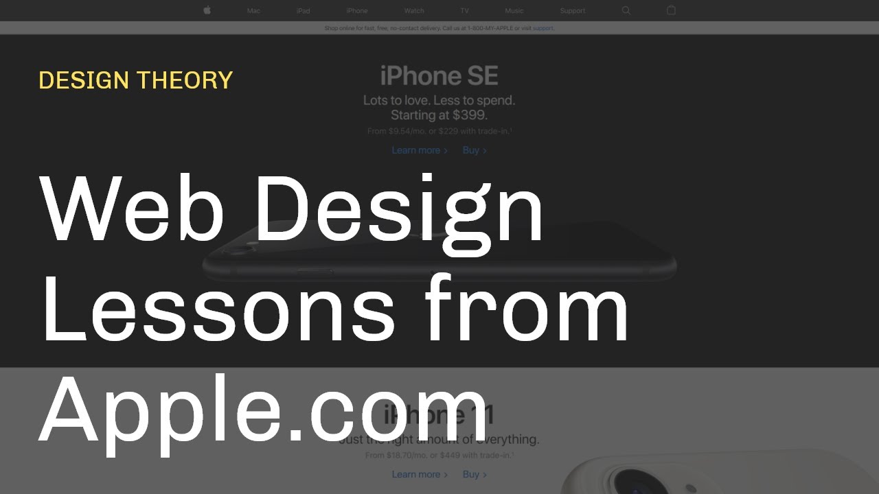 Web Design Lessons from Apple.com