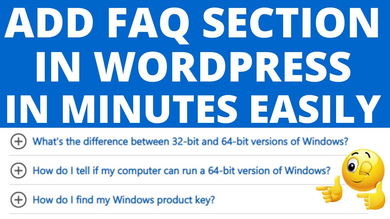 How To Add FAQ Section On Your WordPress Website In 2020 | WordPress Plugin | WordPress | WALKINTOPC