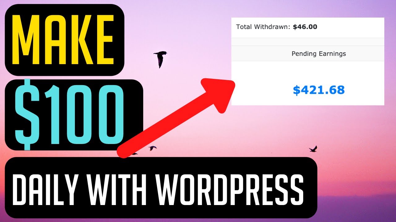 How To Make Money With WordPress | $100 Per Day Method | Dieno Digital ...