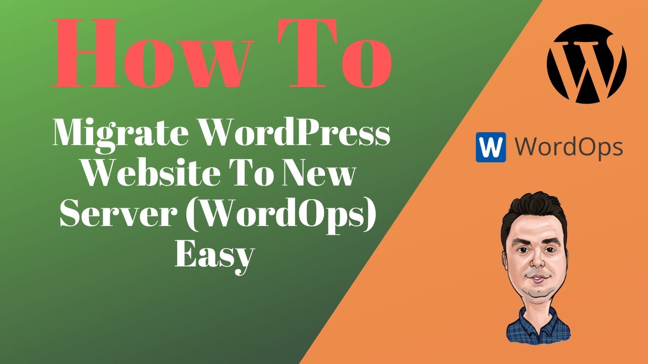How To Migrate WordPress Website  to New Server(WordOps) Easy