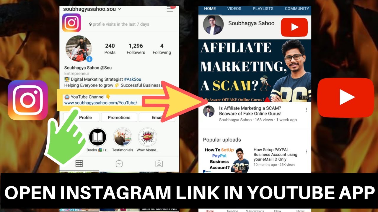 How To Open Instagram Links in Youtube App | Using WordPress Plugin