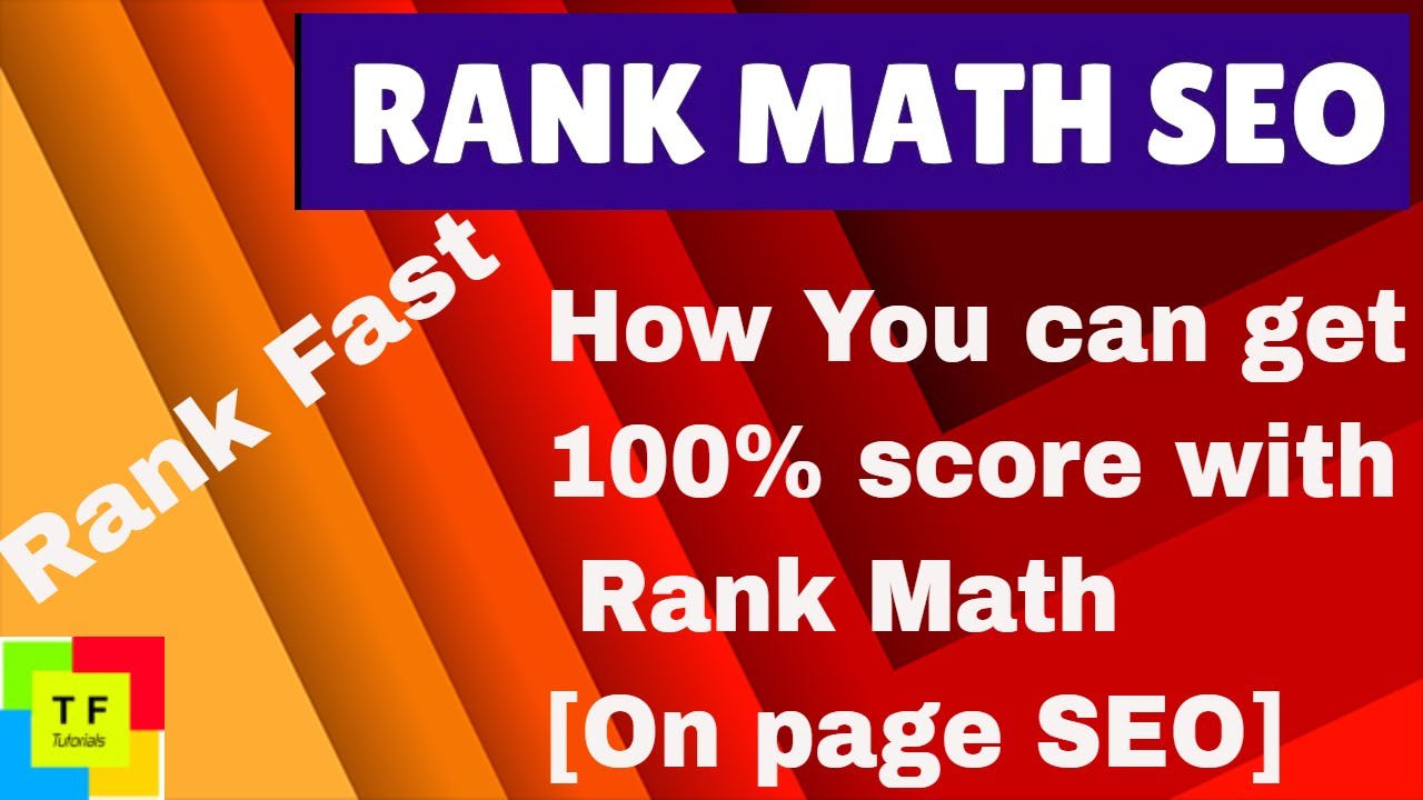 How You can get 100% score in Rank Math [On page SEO]