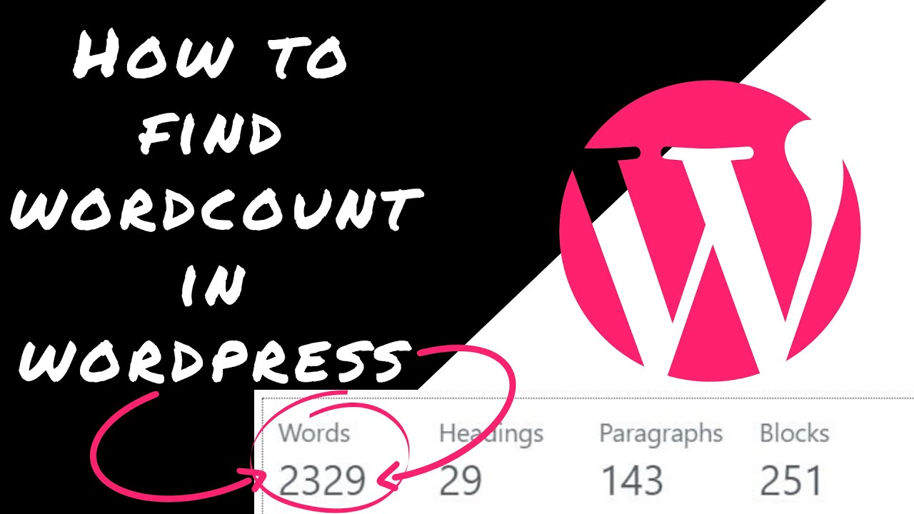 How to Find WordPress Word Count