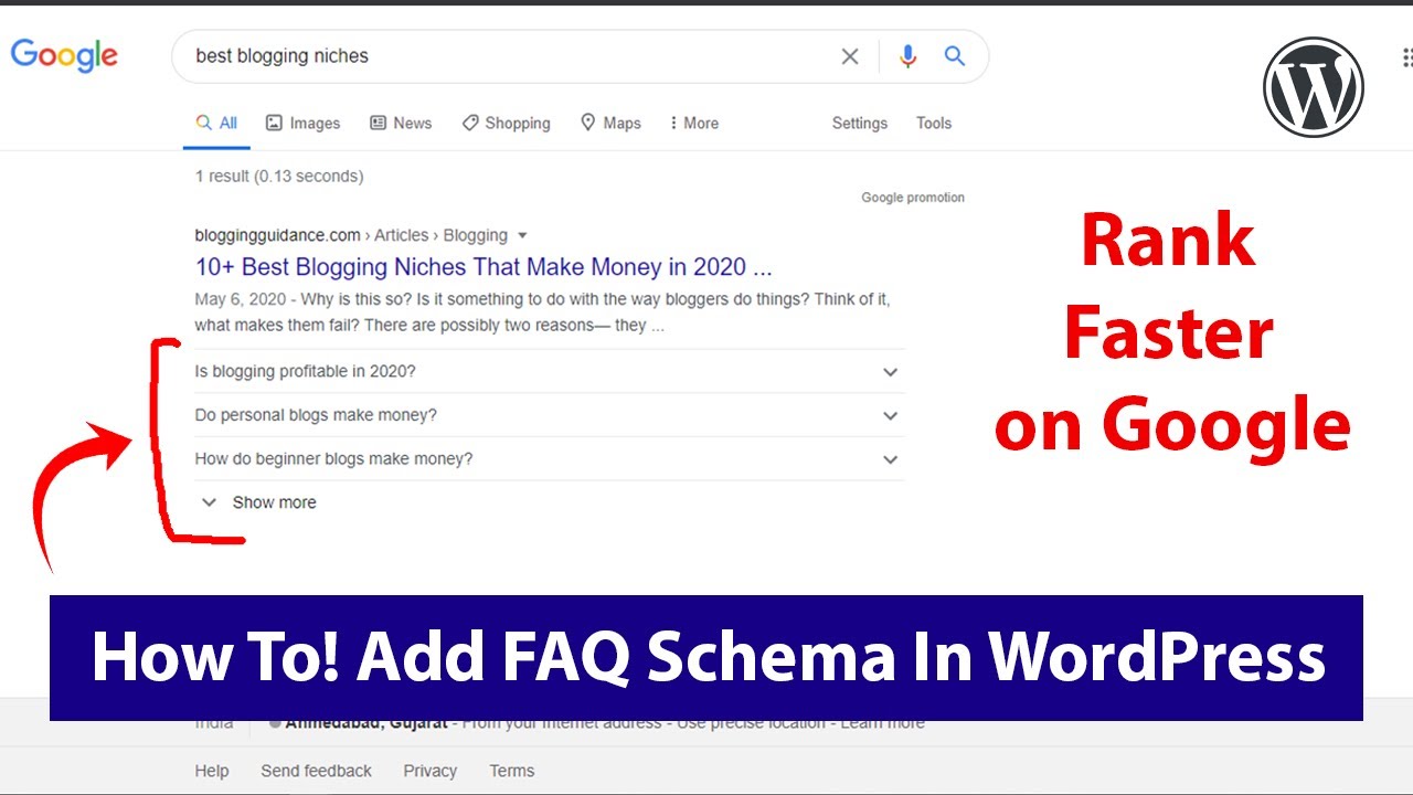 How to Rank Faster on Google by Adding FAQ Schema In WordPress