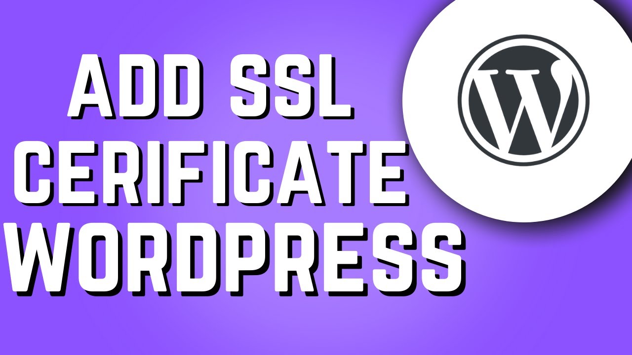 How to get a free SSL on Wordpress! (2020)