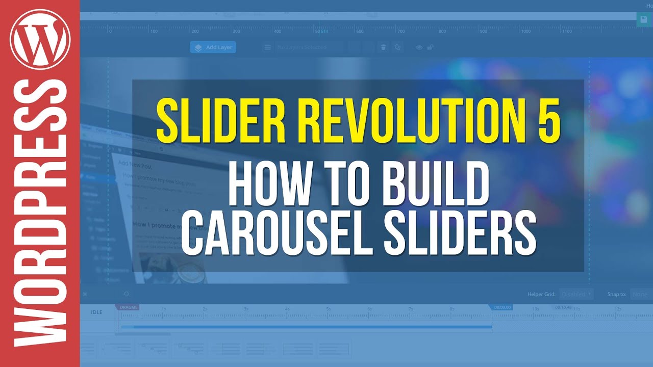 Slider Revolution 5 for Wordpress - Carousel Slider Tutorial