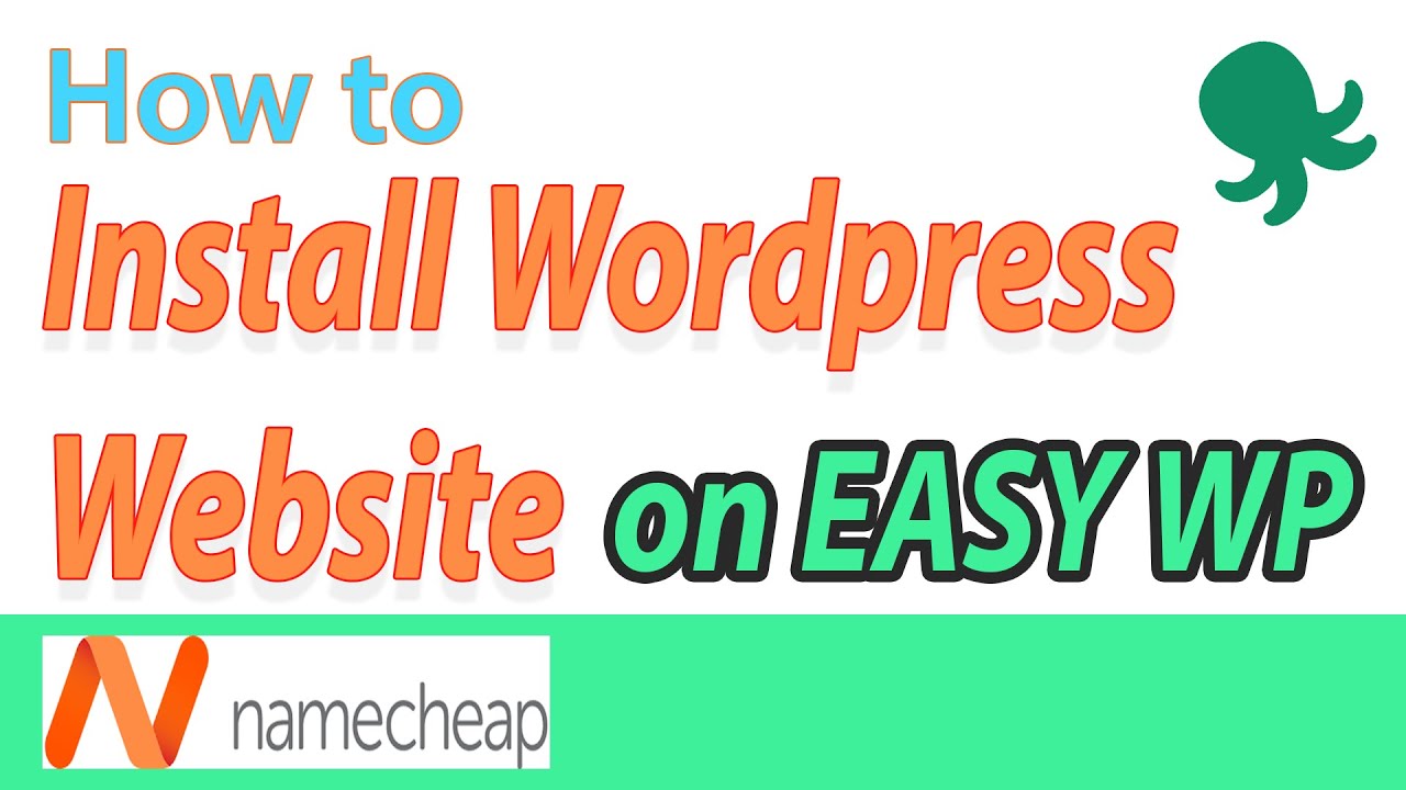 [2020] Namecheap EasyWP - How to Build a Website video tutorial for Beginners