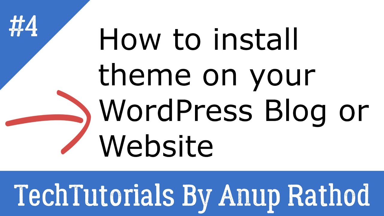 4. How to install theme to WordPress Blog or Website in cpanel | WordPress Tutorial Beginners