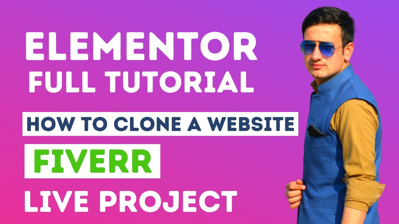 A Complete Elementor Page Builder Tutorial For Beginners | Live Fiverr Project #1