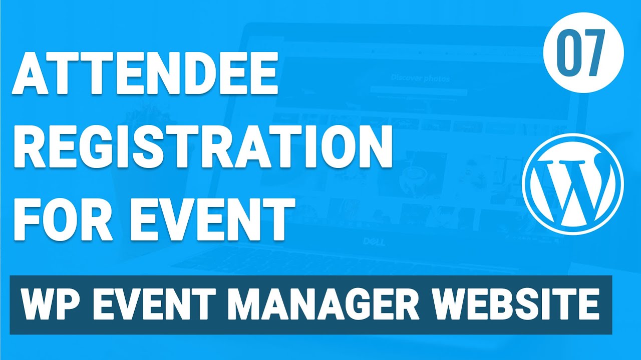 Attendee Registration on Event Management Website in Wordpress in Hindi | vishAcademy