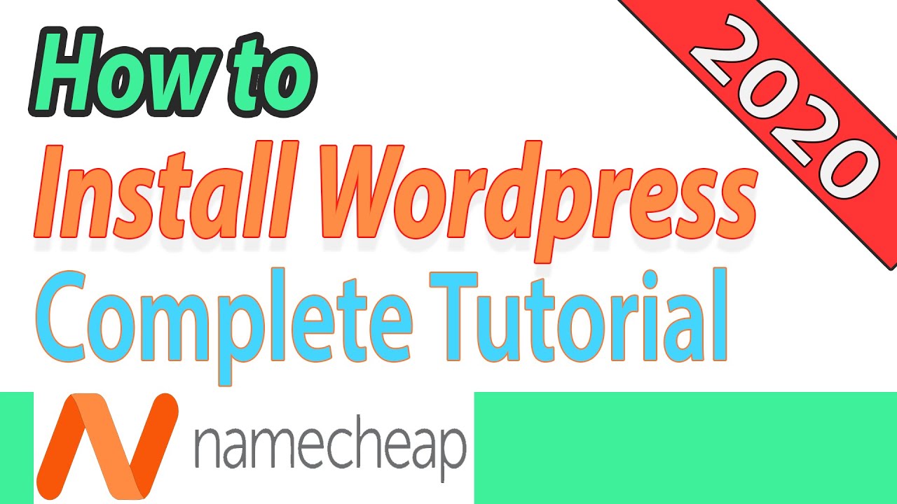 For Beginners - How to create & Install Wordpress Website on Namecheap Cpanel Shared Hosting