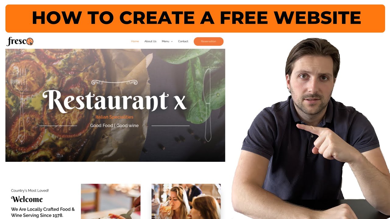 How To Create A Free Website For A Restaurant (2020) | For Beginners
