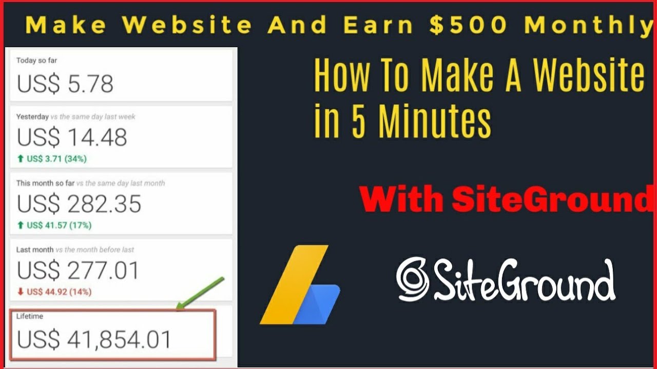 How To Make A Free Website in 5 Minutes with Siteground