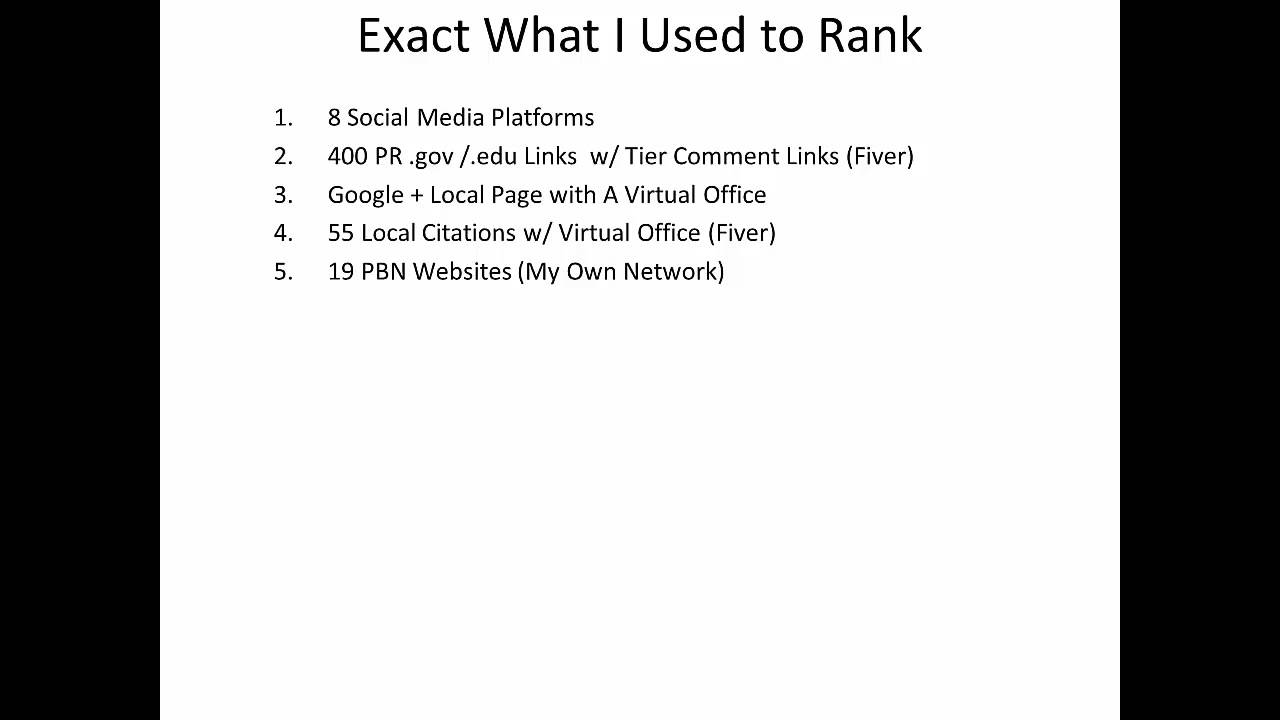 The 2015 Local Search Engine Optimization Guide - How I Ranked for "City" SEO