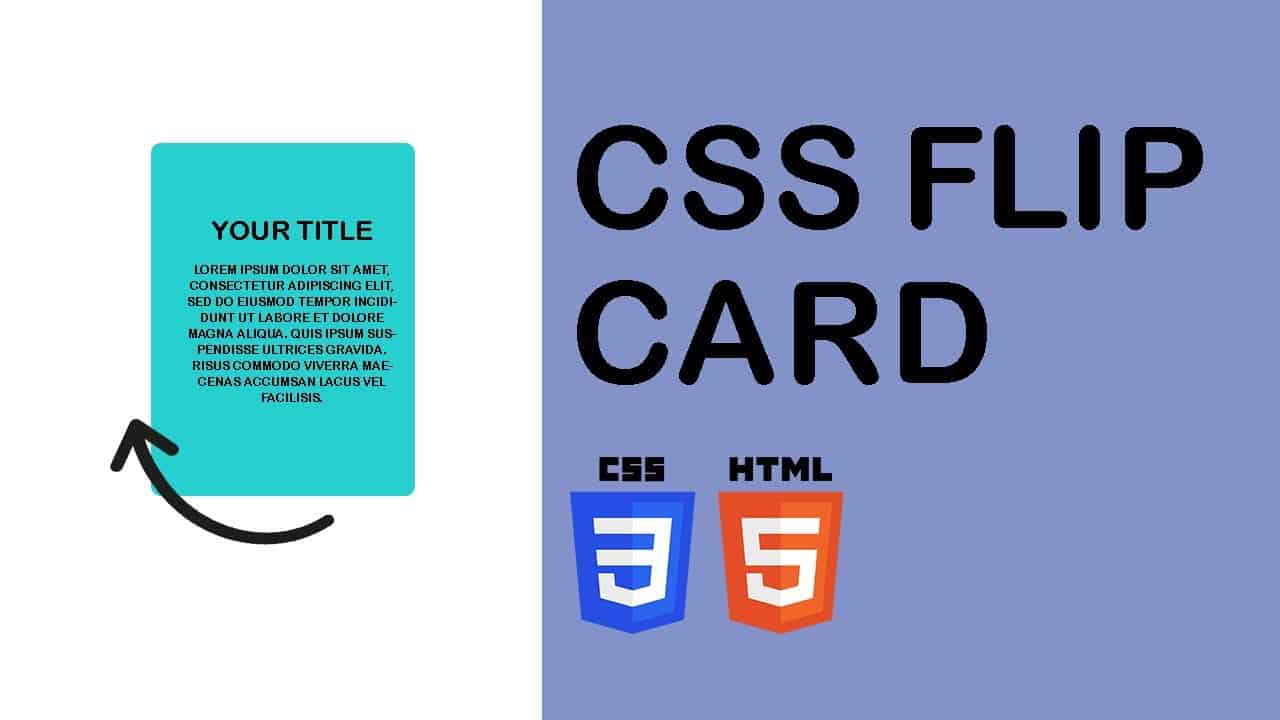 CSS Flip Card Tutorial | HTML & CSS Only | Web Cifar 2020