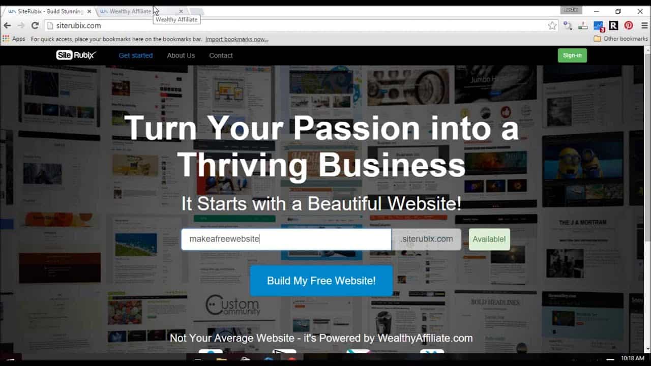 Build Your Own Free Website