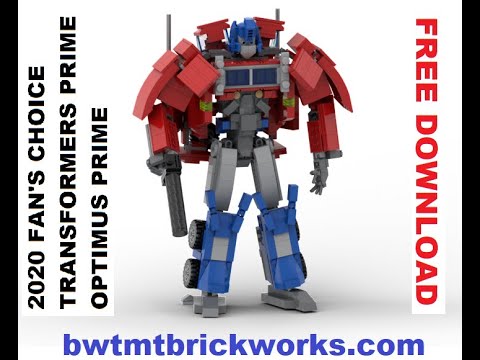 Lego Transformers TF Prime Optimus Prime 2020 Fans Choice Build by BWTMT Brickworks