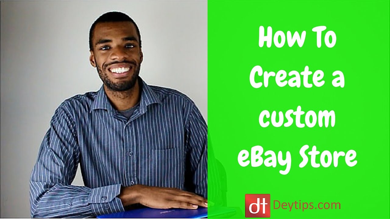 eBay Store Design Tutorial | How To Create Custom Graphics for an eBay Store