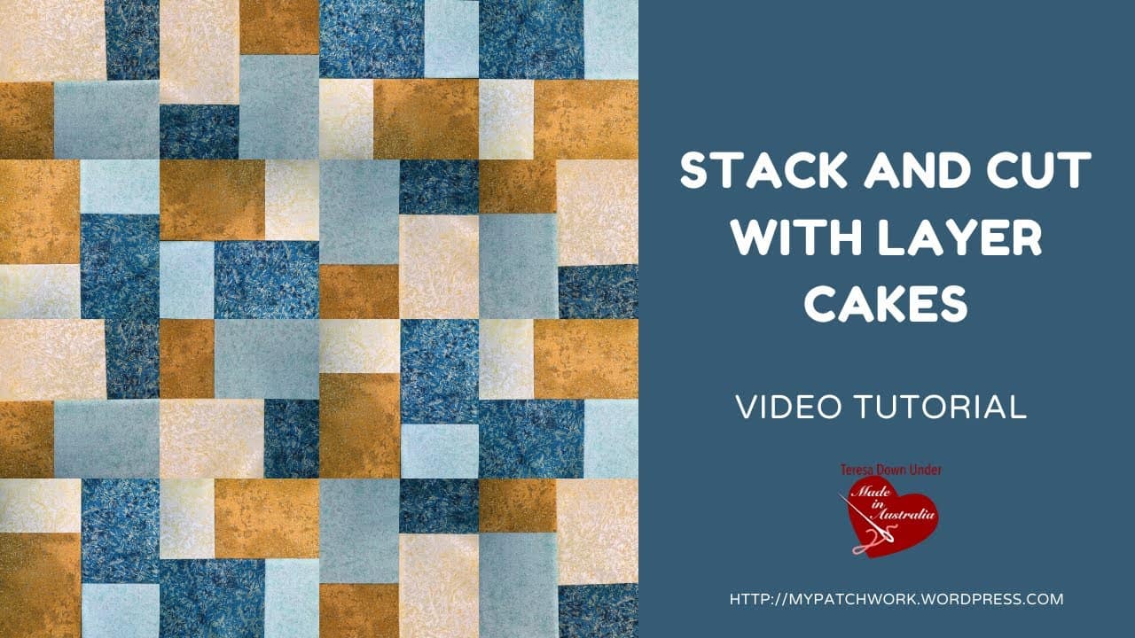 Stack and cut layer cakes - video tutorial