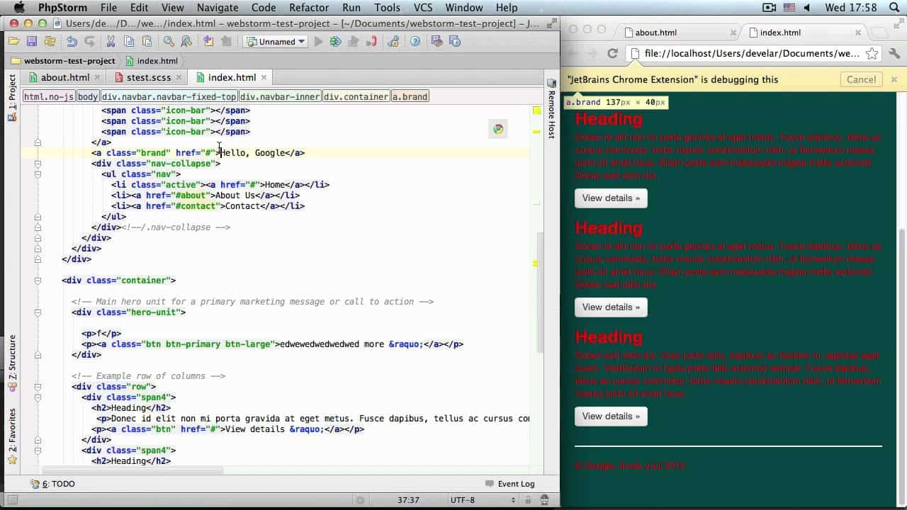 Live edit HTML, CSS and JavaScript
