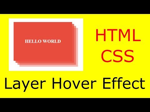 Layer Hover Effect with CSS box-shadow